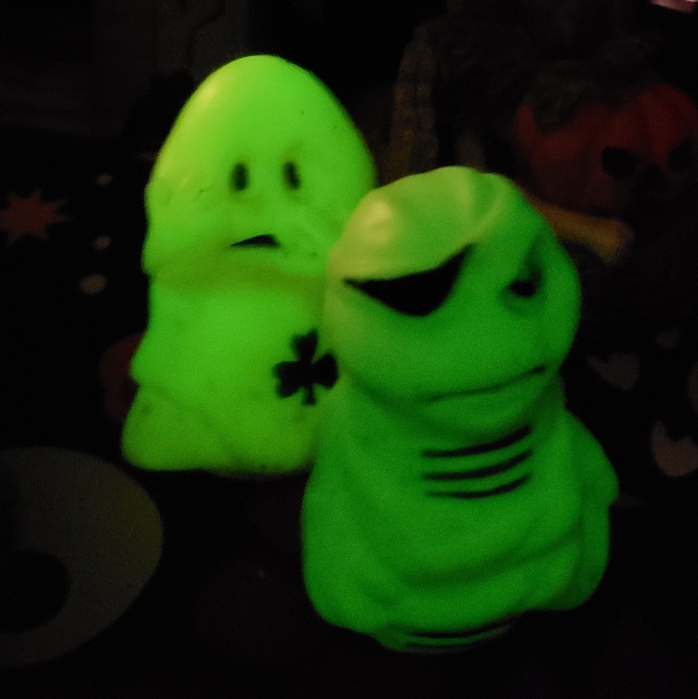 Vintage Pineapple Ind. Glow Ghosts Figure 1980s Lot - Picture 2 of 6